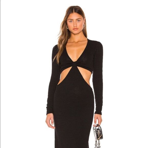 NWT Cult Gaia Jana Dress Black - Picture 2 of 9